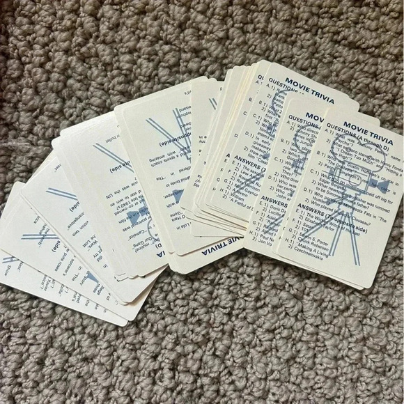 1984 vintage Prof Hoyles movie night trivia card pack. Beautiful condition! - Picture 5 of 6